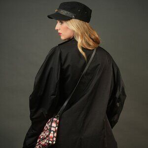 Unique Gothic Jacket by Maria Queen Maria with Exaggerated Sleeves, Size M